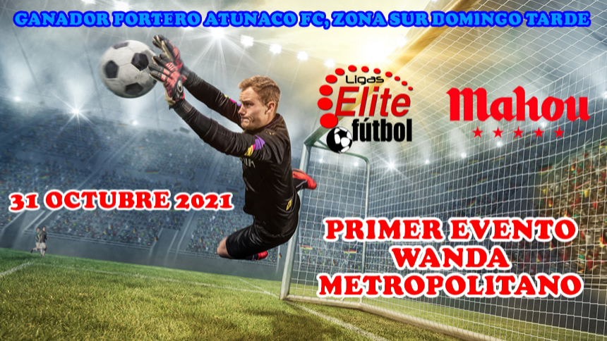 GANADOR SORTEO EVENTO WANDA METROPOLITANO. ELITEFUTBOL & MAHOU